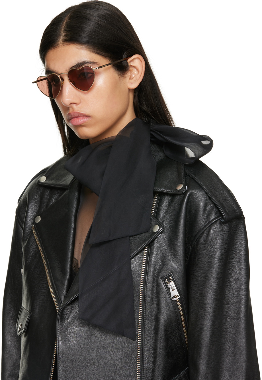 Saint Laurent Gold New Wave SL 301 Loulou Sunglasses Saint