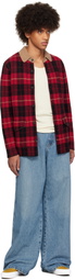 Guest in Residence Red Tartan Industry Jacket