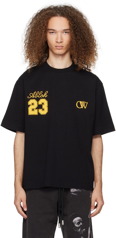 Photo: Off-White Black 'OW 23' Skate T-Shirt