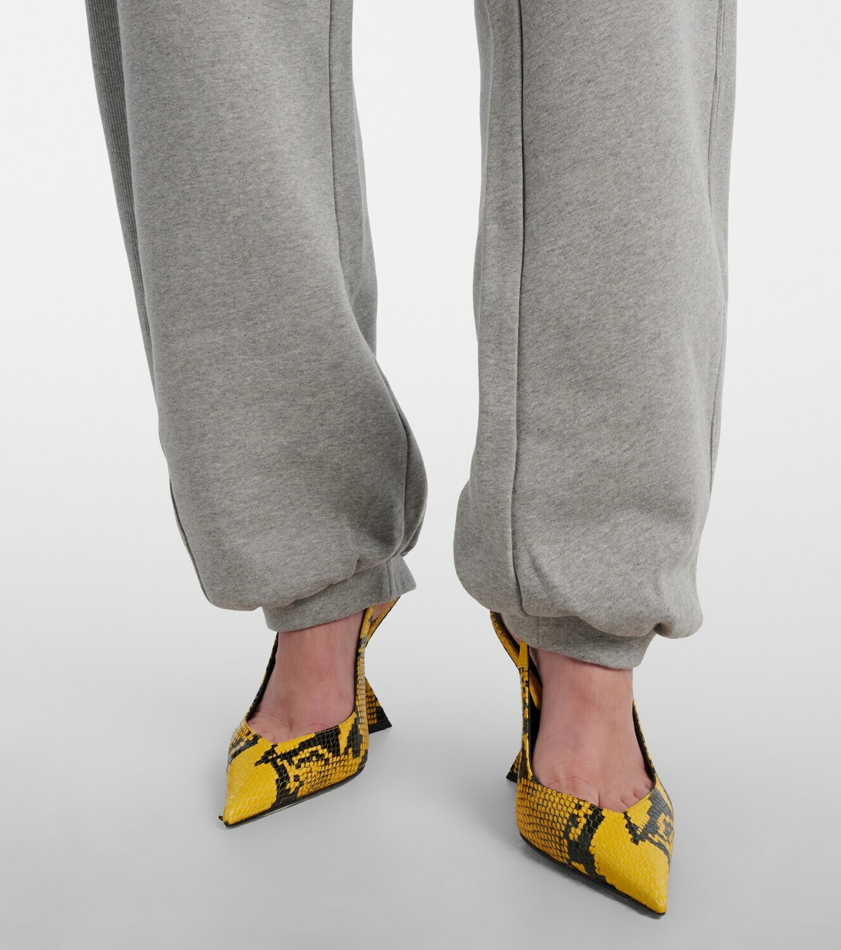 The Attico Cotton jersey sweatpants