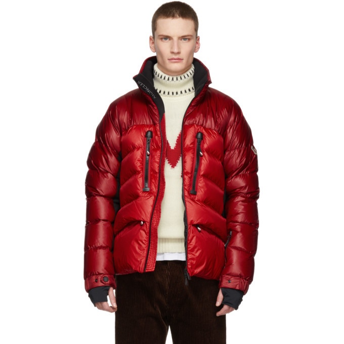 Photo: Moncler Grenoble Red Down Braies Jacket