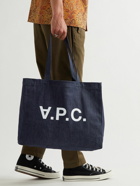 A.P.C. - Daniela Logo-Print Denim Tote Bag