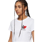 Kenzo White Limited Edition Valentines Day Lucky Tiger T-Shirt