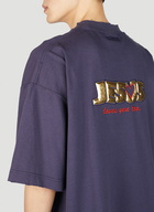 VETEMENTS - Jesus Loves Me T-Shirt in Navy