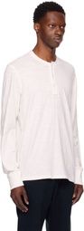 rag & bone White Classic Flame Henley