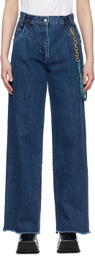 Song for the Mute Navy Boyfriend Jeans