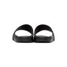 Givenchy Black Logo Flat Sandals