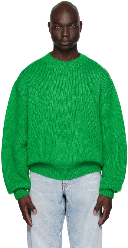 Photo: Represent Green Dropped Shoulder Sweater