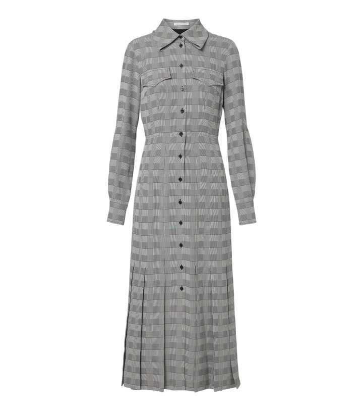 Photo: Emilia Wickstead Caliste checked shirtdress