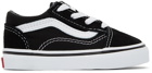 Vans Baby Black & White Old Skool Sneakers