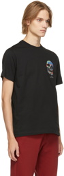 PS by Paul Smith Black Multicolor Skull T-Shirt