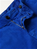 Drake's - Slim-Fit Cotton-Corduroy Chino Shorts - Blue