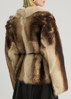 Arma Dina Reversible Shearling and Leather Jacket Light Brown