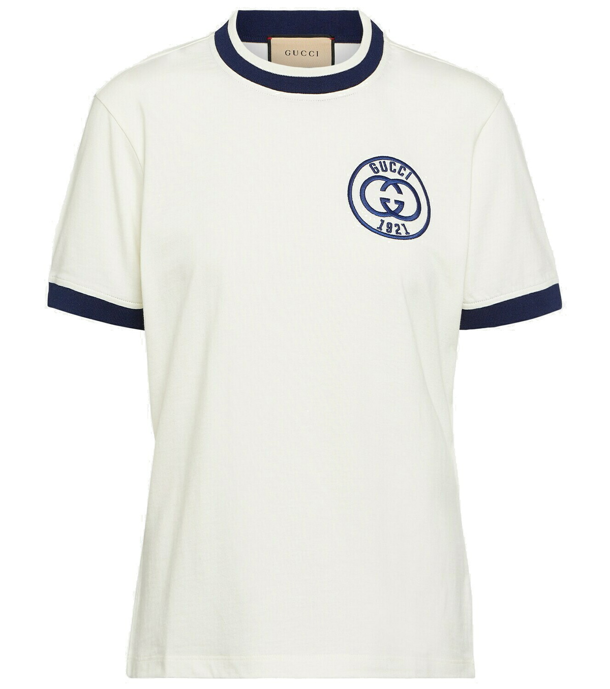 Gucci Logo embroidered cotton T-shirt Gucci