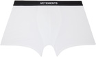 VETEMENTS White Logo Boxers