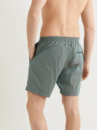 True Tribe - Neat Steve Mid-Length Printed ECONYL Jacquard Swim Shorts - Green