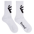 Etudes White Member Socks