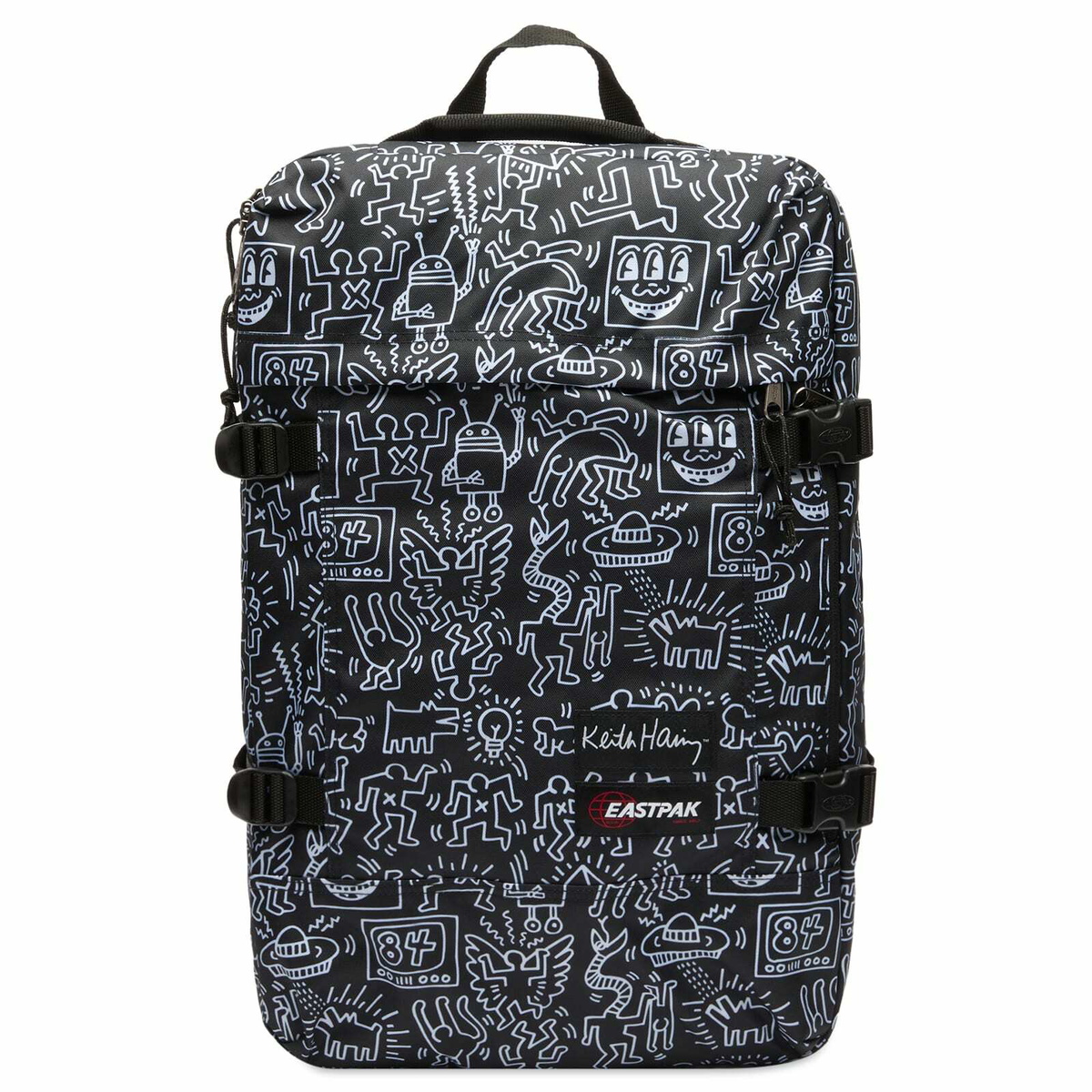 Eastpak x Keith Haring Travelpack Backpack in Black 