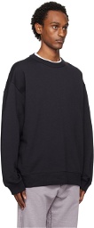 Dries Van Noten Navy Oversized Sweatshirt
