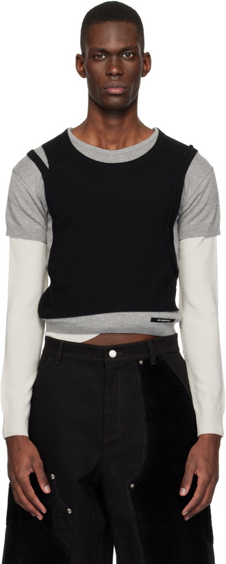 Photo: Andersson Bell Multicolor Tres Over Layered Sweater