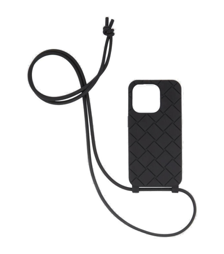 Photo: Bottega Veneta Intreccio iPhone 15 Pro case with strap