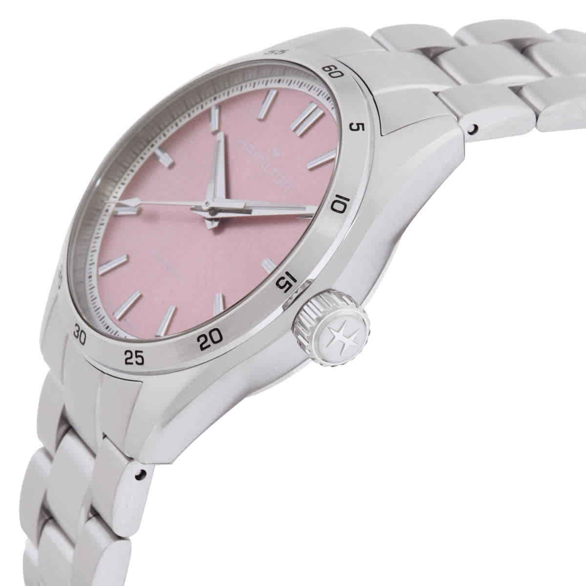 Hamilton Jazzmaster Performer Automatic Pink Dial Watch H36105171