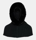 Goldbergh Naomi faux fur-trimmed hood