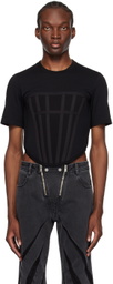 Dion Lee Black Corset T-Shirt