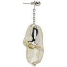 Lemaire Silver Pearl Single Earring