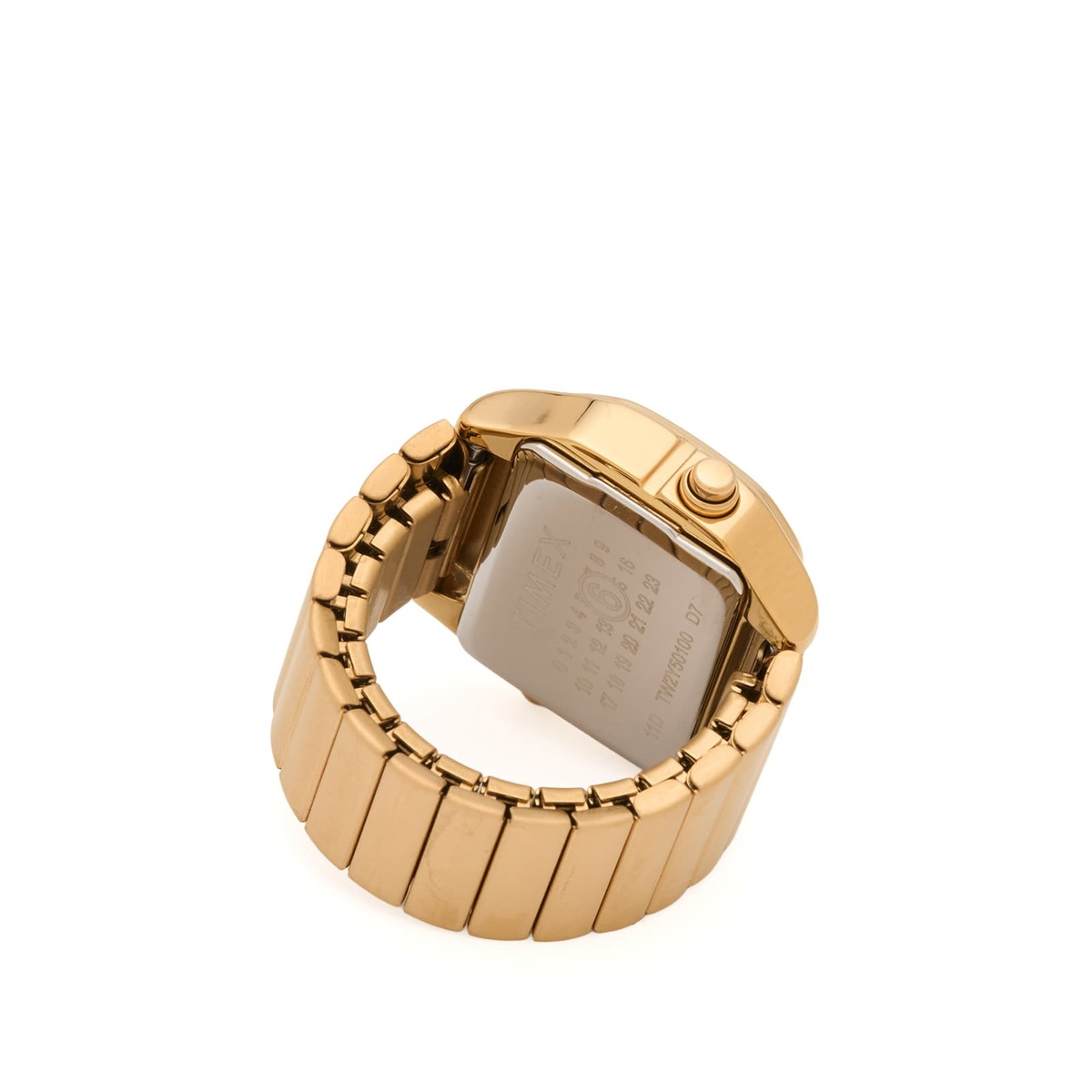 Timex x MM6 T80 Gold-Tone Ring Watch - S/M in Gold Timex