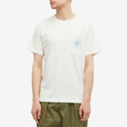 Universal Works Men's Deluxe Pocket T-Shirt in Ecru