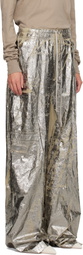 Rick Owens DRKSHDW Silver Concordians Double Jumbo Belas Cargo Pants