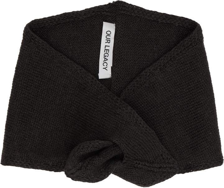 OUR LEGACY アワーレガシー マフラー スカーフ ESTATE SCARF Black 