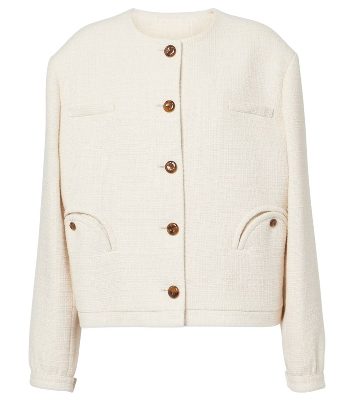 Photo: Blazé Milano Missy Gliss cotton-blend bolero jacket