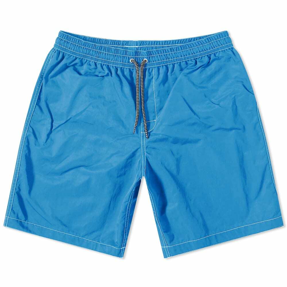 A.P.C. Men's Louis Swim Short in Royal Blue A.P.C.