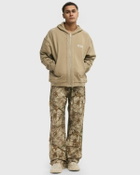 Reternity RIBBED ZIP-HOODIE Beige Mens Hoodies/Zipper