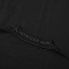 Calvin Klein Men's Logo Jacquard T-Shirt in CK Black