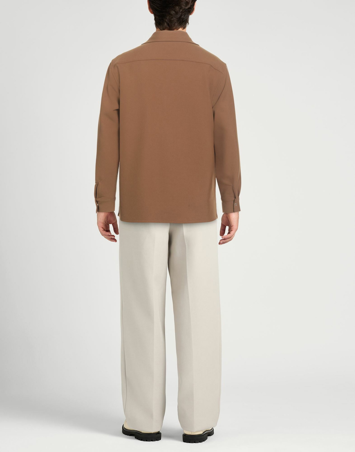 Sandro Mens Shirt Camel