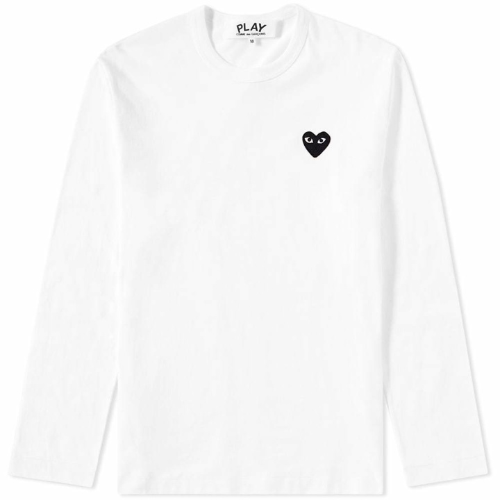 Photo: Comme des Garcons Play Long Sleeve Tee White
