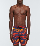 Vilebrequin - Mid-length printed swim shorts