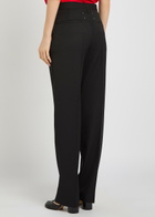 Maison Margiela Tapered-leg Wool Trousers Black