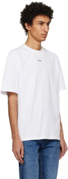 Hugo White Bonded T-Shirt