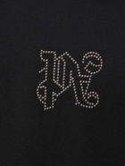 PALM ANGELS - Monogram Stud Cotton T-shirt