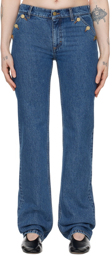 Photo: Filippa K Blue Classic Straight Jeans