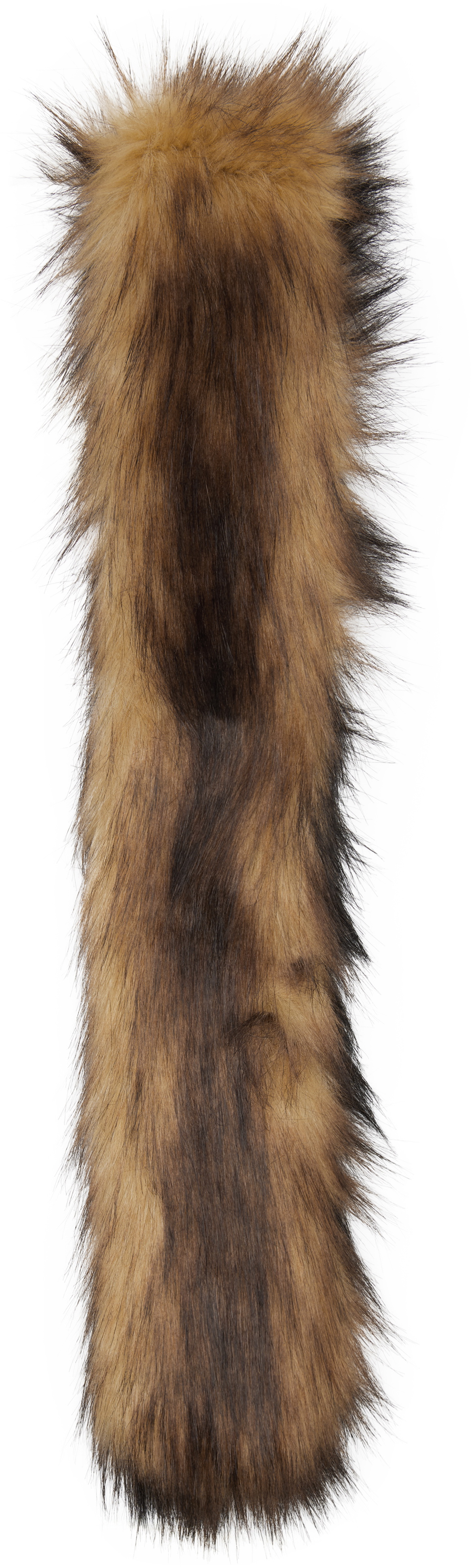 Simone Rocha Brown Slim Faux-Fur Scarf