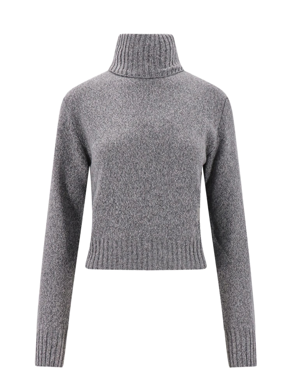 【送料&関税込】Ami Alexandre Mattiussi Wool And Cashmere Co Light blue Sweater with logo Ami Alexandre Mattiussi