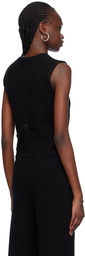 Guest in Residence Black Tailored Vest