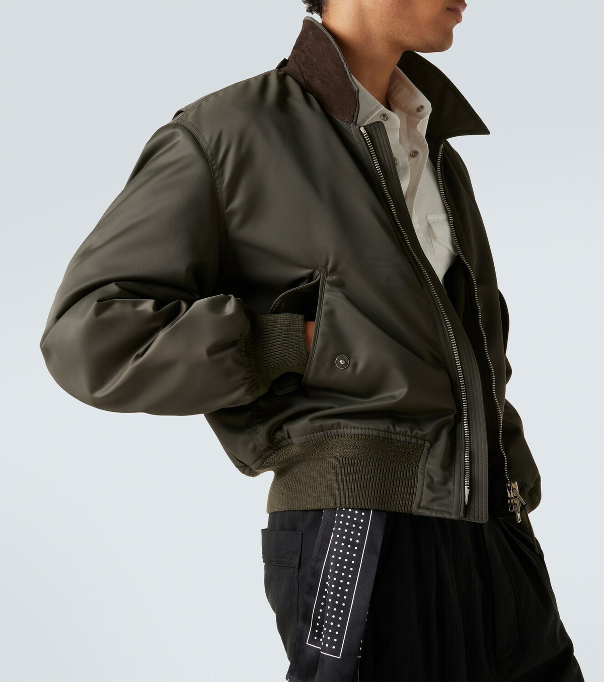 Tom Ford Satin bomber jacket
