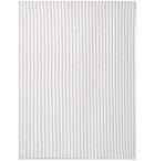 Onia - Striped Linen Beach Blanket - Gray