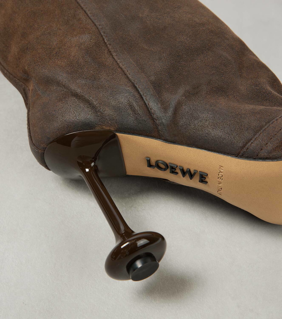 Loewe Toy Panta leather over-the-knee boots